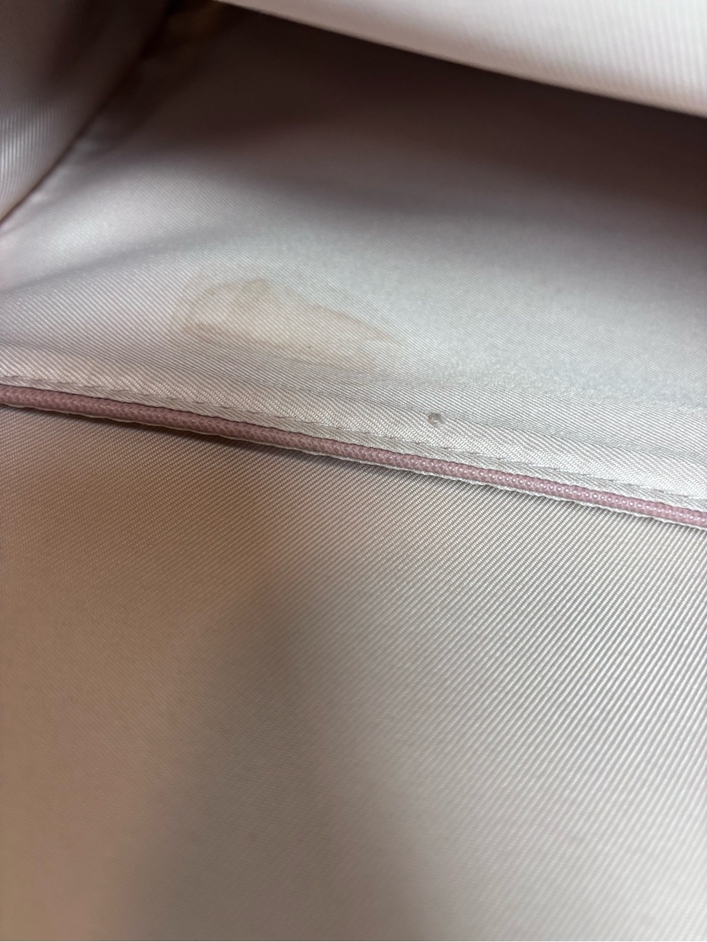 Cal Pak Kaya Faux Leather Lap Top Back Pack in Blush Color Gold Tone Hardware - Picture 9 of 13